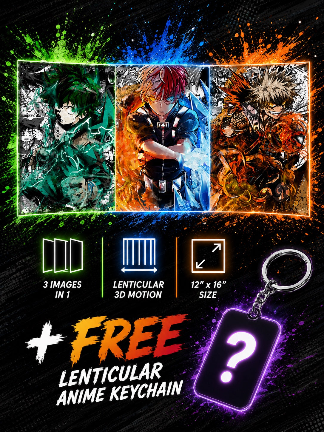 MHA Lenticular Art